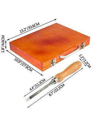 SucceBuy 12 Piece Wood Carving Chisel Set For Woodworking Tools