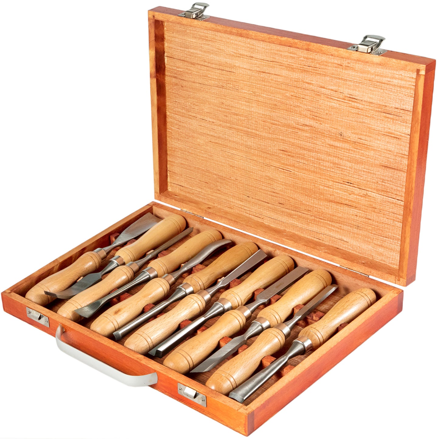 SucceBuy 12 Piece Wood Carving Chisel Set For Woodworking Tools