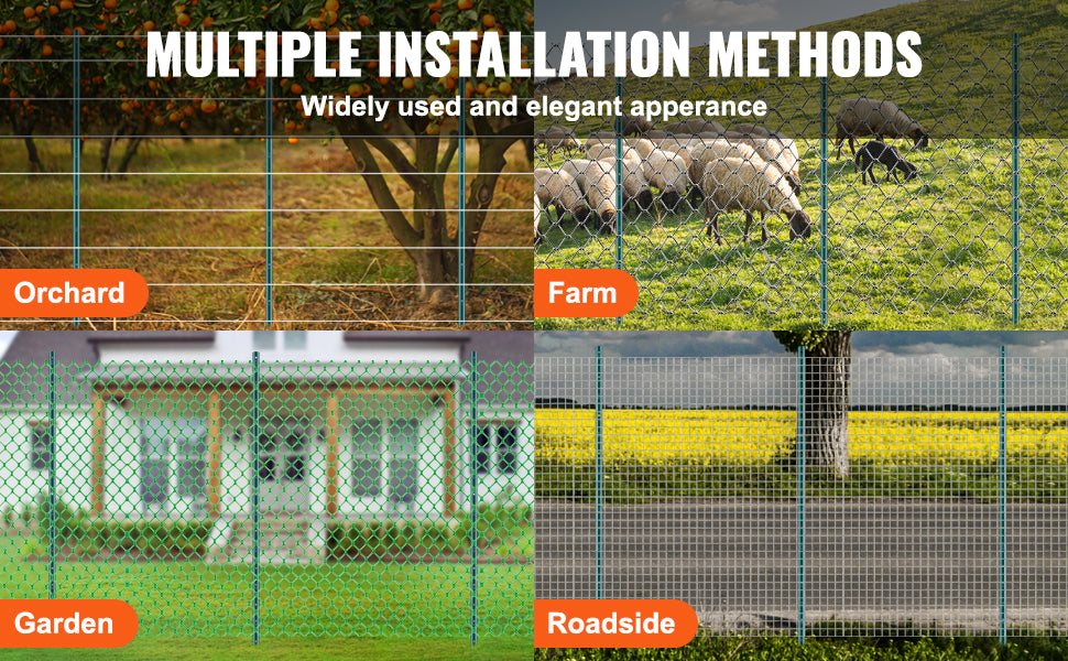 SucceBuy Fence Post T Post Heavy Duty Steel Stakes