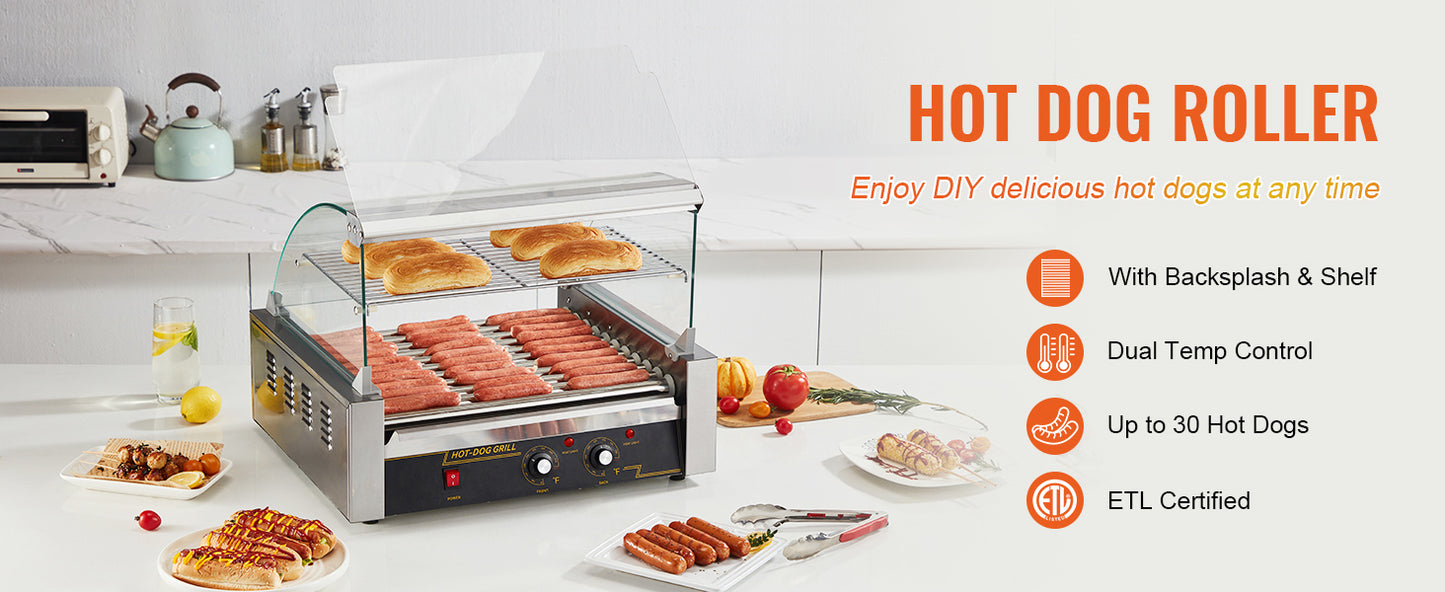 Succebuy Commercial Hot Dog Roller Sausage Maker Barbecue Grill