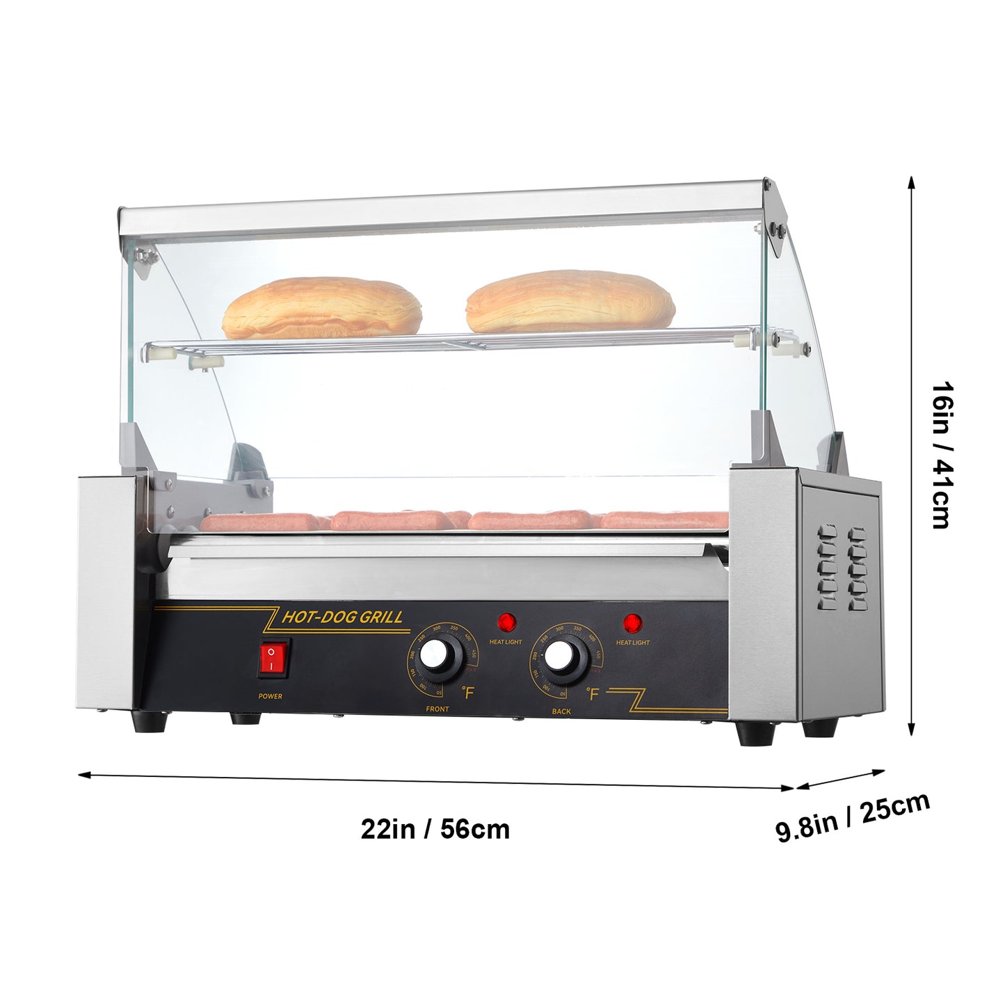 Succebuy Commercial Hot Dog Roller Sausage Maker Barbecue Grill
