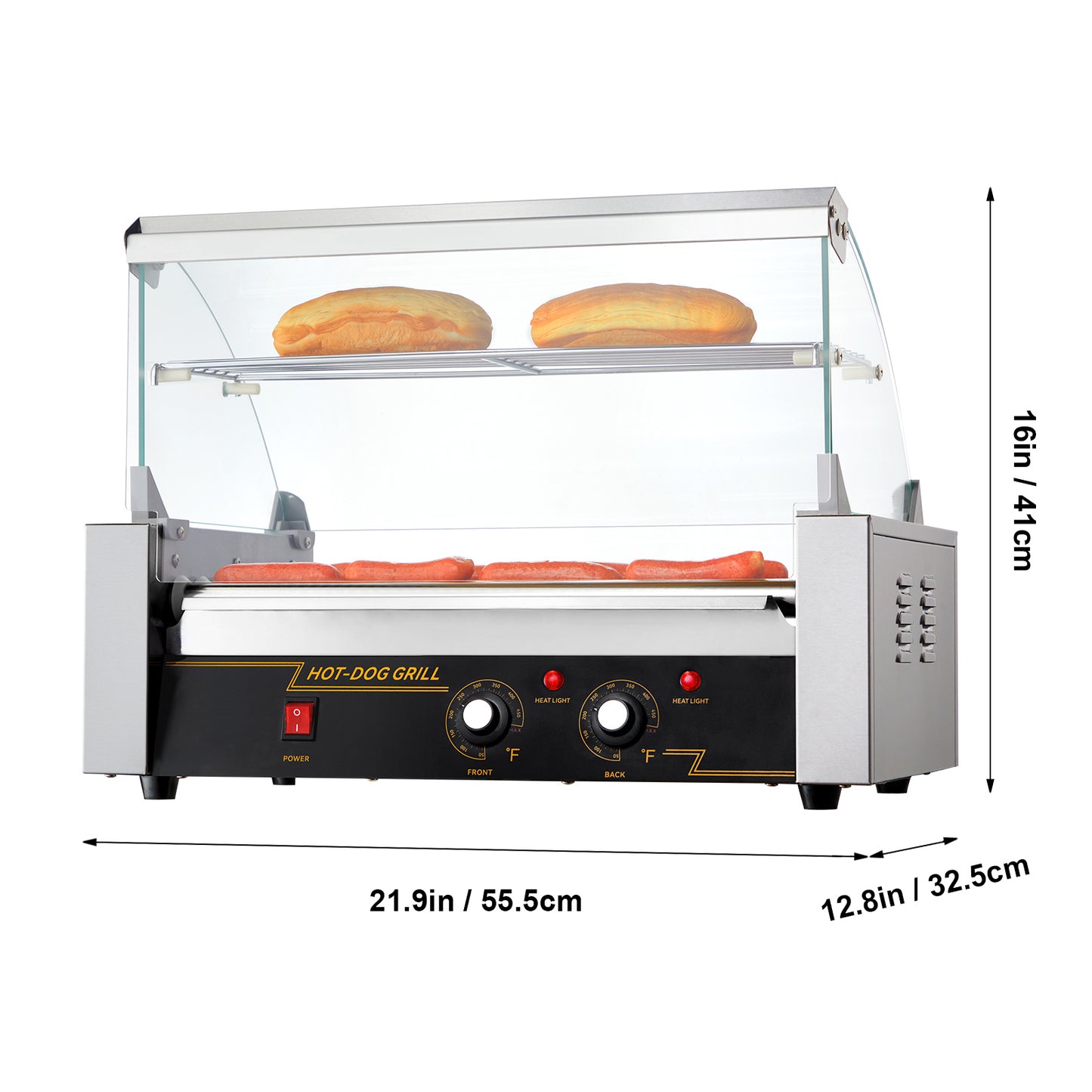 Succebuy Commercial Hot Dog Roller Sausage Maker Barbecue Grill