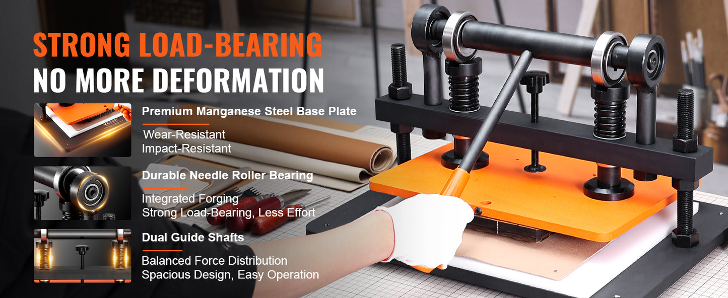 SucceBuy Leather Embossing Plate Die Cutter Manual Cutting Machine
