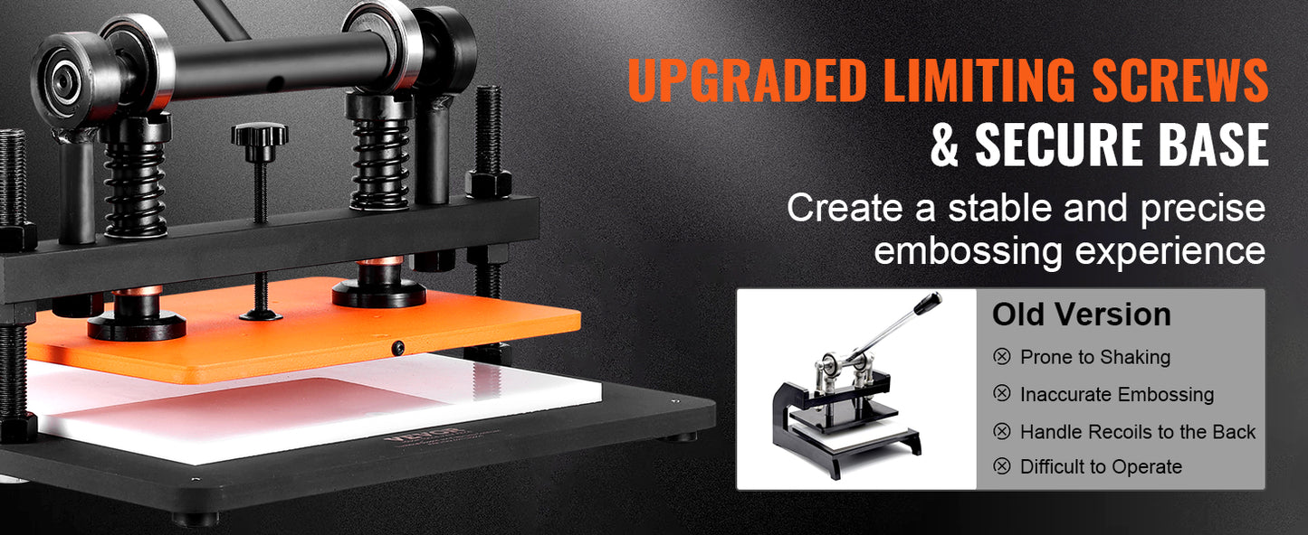 SucceBuy Leather Embossing Plate Die Cutter Manual Cutting Machine