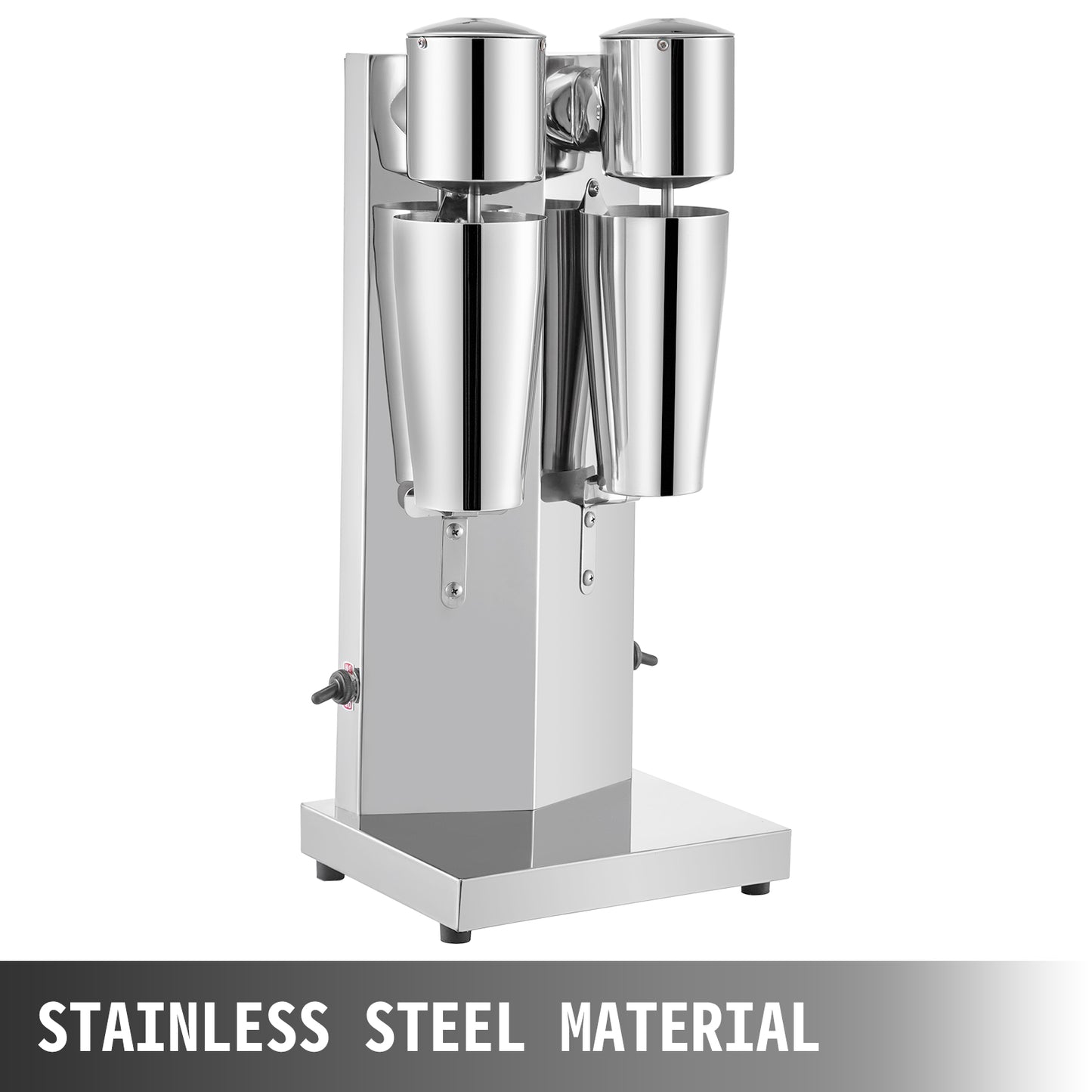 VEVOR Milk Shake Machine Auto Double Cup Stainless Steel