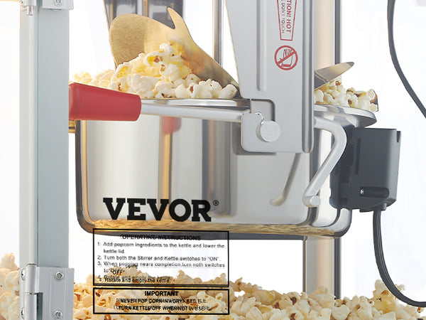 SucceBuy Electric Countertop Popcorn Maker Commercial Popper