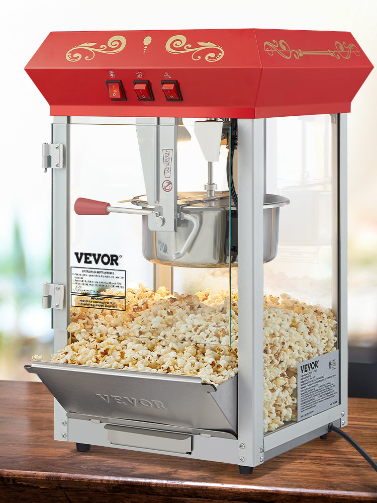 SucceBuy Electric Countertop Popcorn Maker Commercial Popper