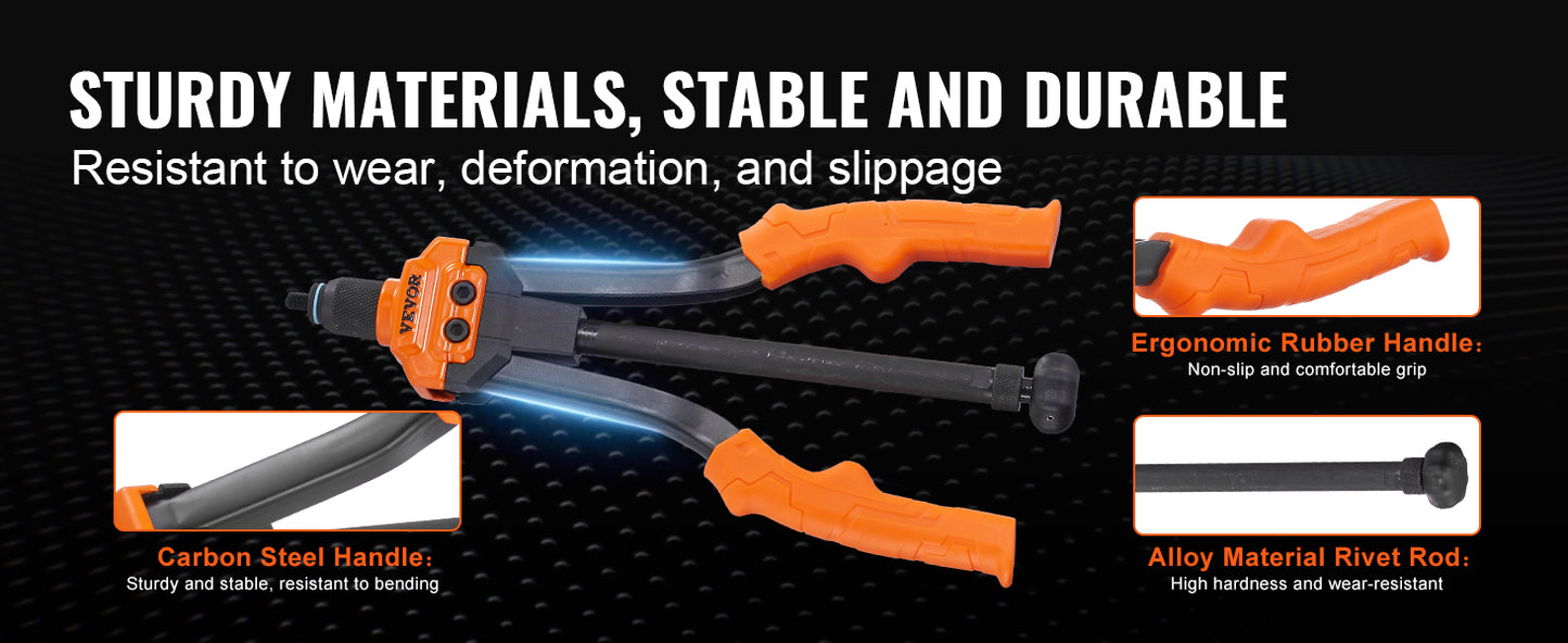 SucceBuy Rivet Nut Tool Kit With Metric And SAE Mandrels
