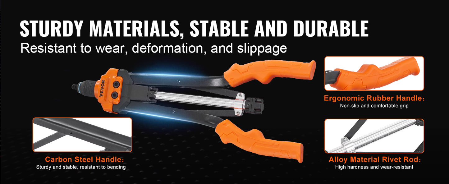 SucceBuy Rivet Nut Tool Kit With Metric And SAE Mandrels
