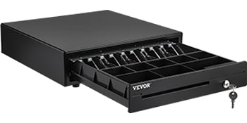 SucceBuy 12V Cash Register Drawer With Removable Coin Tray