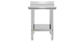 VEVOR Commercial Stainless Steel Kitchen Work Bench With Undershelf