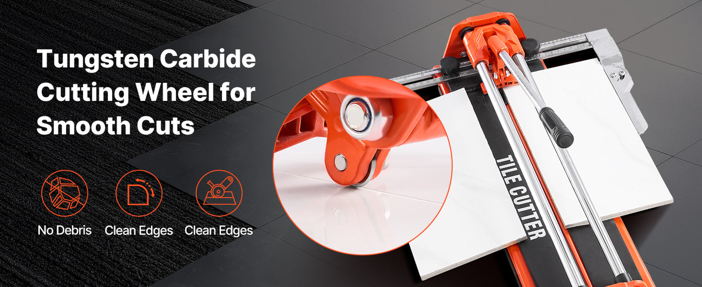 Manual Tile Cutter For Wall And Polished Tiles With Double Rails