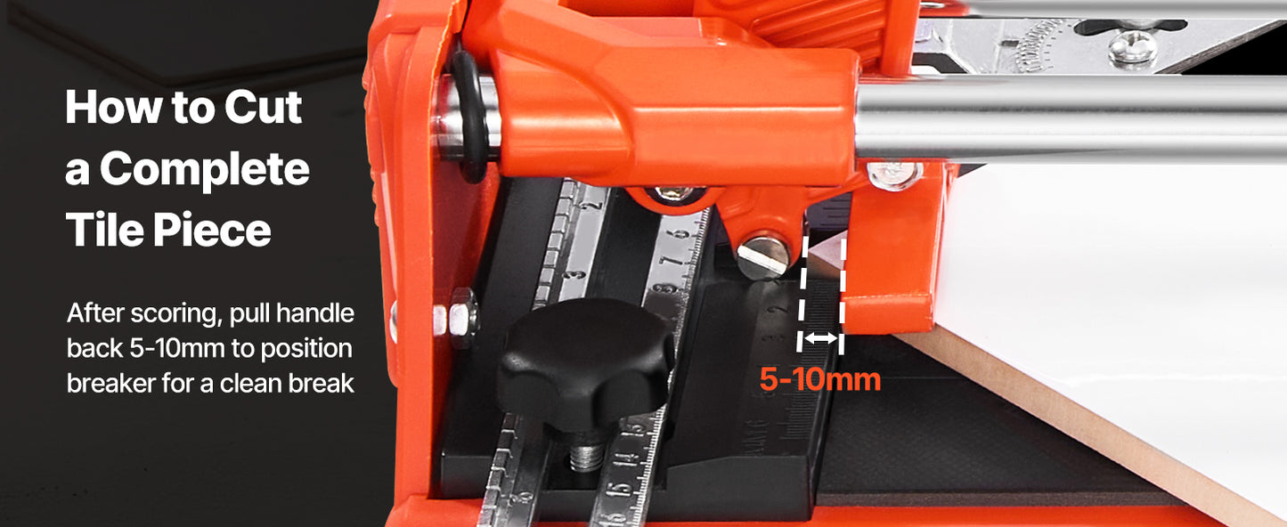 Manual Tile Cutter For Wall And Polished Tiles With Double Rails