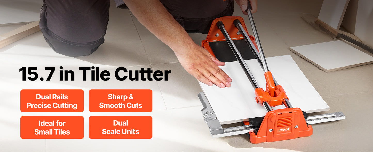 Manual Tile Cutter For Wall And Polished Tiles With Double Rails