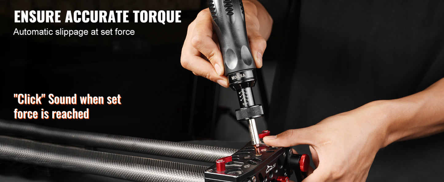 SucceBuy Torque Screwdriver With Scale 10-70 In-Lbs
