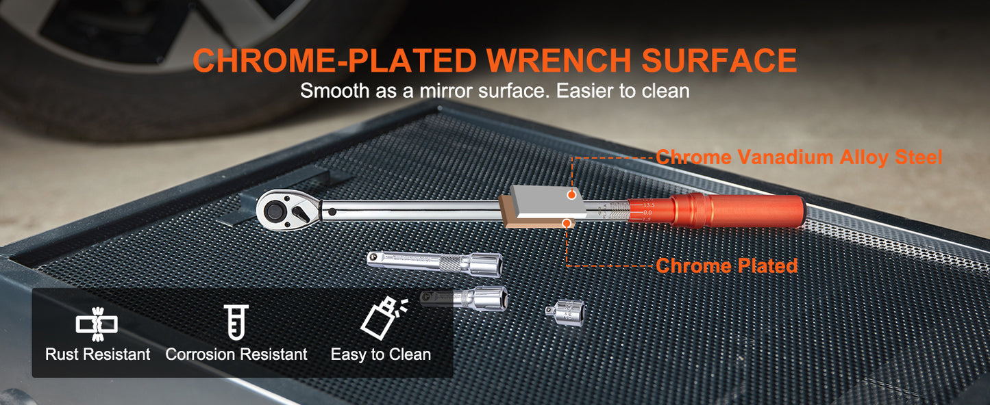 SucceBuy Mechanical Torque Wrench Set With Precision Pointer