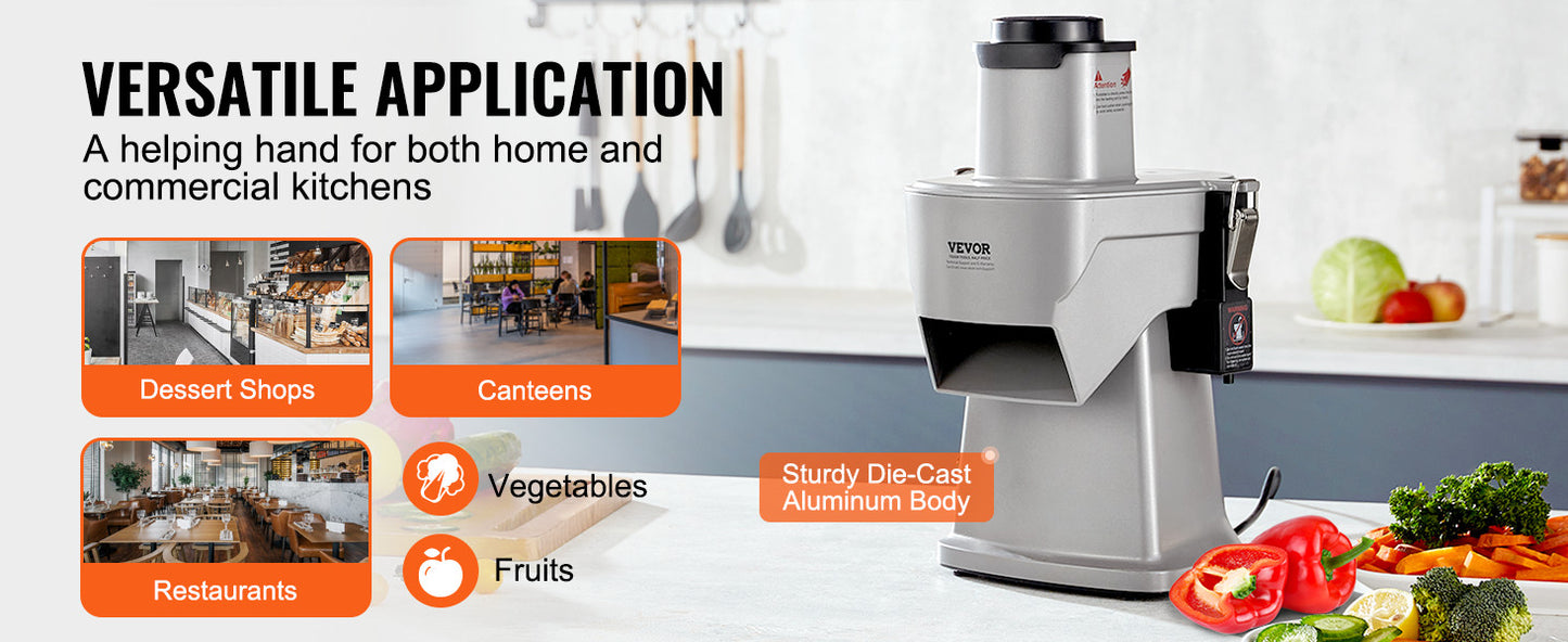 SucceBuy 4 In 1 Electric Vegetable Slicer And Chopper